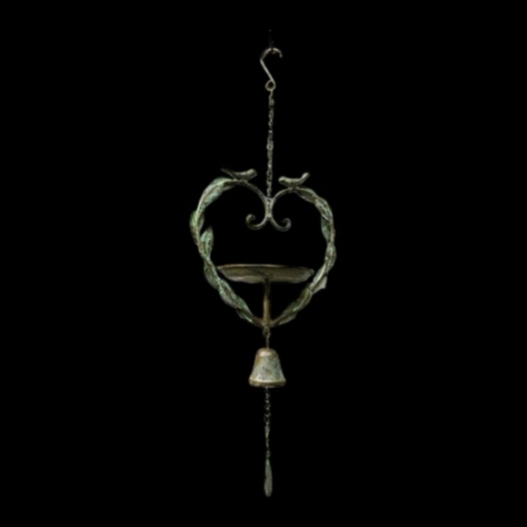 Decorative Metal Birdfeeder Bell Chime - Picture 12 of 12
